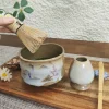 ensemble matcha japonais, outils de préparation du thé, bol en céramique, fouet cuillère à café, kit complet pour les amateurs de thé, collection d'accessoires premium 8 pièces