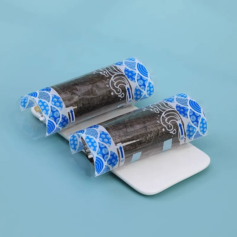 feuille d'emballage en rouleau de sushi de style japonais, film en plastique de qualité alimentaire, facile à déchirer, affichage des aliments, sac pratique, 200 pièces feuille d'emballage en rouleau de sushi de style japonais, film en plastique de qualité alimentaire, facile à déchirer, affichage des aliments, sac pratique, 200 pièces