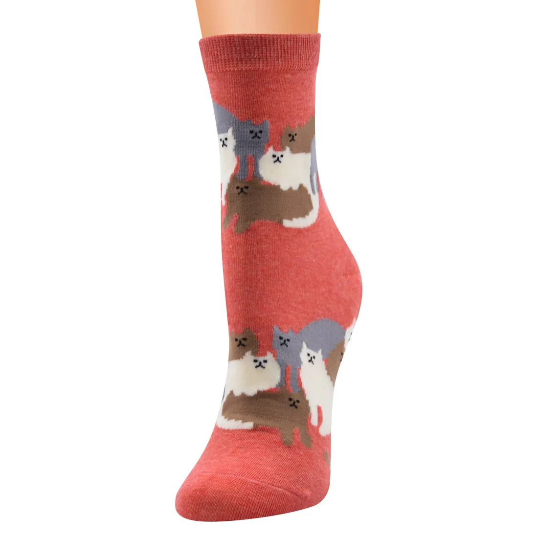 chaussettes en coton de style harajuku japonais pour femmes, chat de dessin animé mignon, mode sud coréenne, femme créative, heureux, rue chaussettes en coton de style harajuku japonais pour femmes, chat de dessin animé mignon, mode sud coréenne, femme créative, heureux, rue