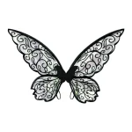 Ailes de fée papillon colorées en Organza scintillant, ailes de princesse d&rsquo;elfe faites à la main, accessoires de Costume