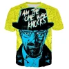 hommes femmes style harajuku mode décontracté surdimensionné vêtements nouvelle mode breaking bad 3d imprimé t shirt