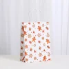 sacs d'emballage de cadeaux de noël, 6 pièces, dessin animé créatif, nouveau anime mignon petit animal, sacs en papier kraft portables, sacs cadeaux