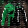 (kawasaki) sweat à capuche pour homme sweat à capuche kawasaki sweat à capuche pour femme uniforme de moto vêtements de sport vêtements à capuche de course