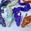 jouet dragon en cristal imprimé en 3d, 88cm, dragon articulé rotatif, cadeau pour enfants avec tdah, parfait pour cadeau d'anniversaire