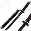 couteau demon slayer katana 42cm, modèles d'armes, épée de samouraï, accessoires de cosplay, kamado tanjirou, collection périphérique d'anime, jouets cadeaux