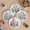 Kit de broderie de pratique de fleurs pour adultes apprendre différentes compétences de broderie de fleurs pour débutant, cadeau de bricolage pour adultes Kit de broderie de pratique de fleurs pour adultes apprendre différentes compétences de broderie de fleurs pour débutant, cadeau de bricolage pour adultes