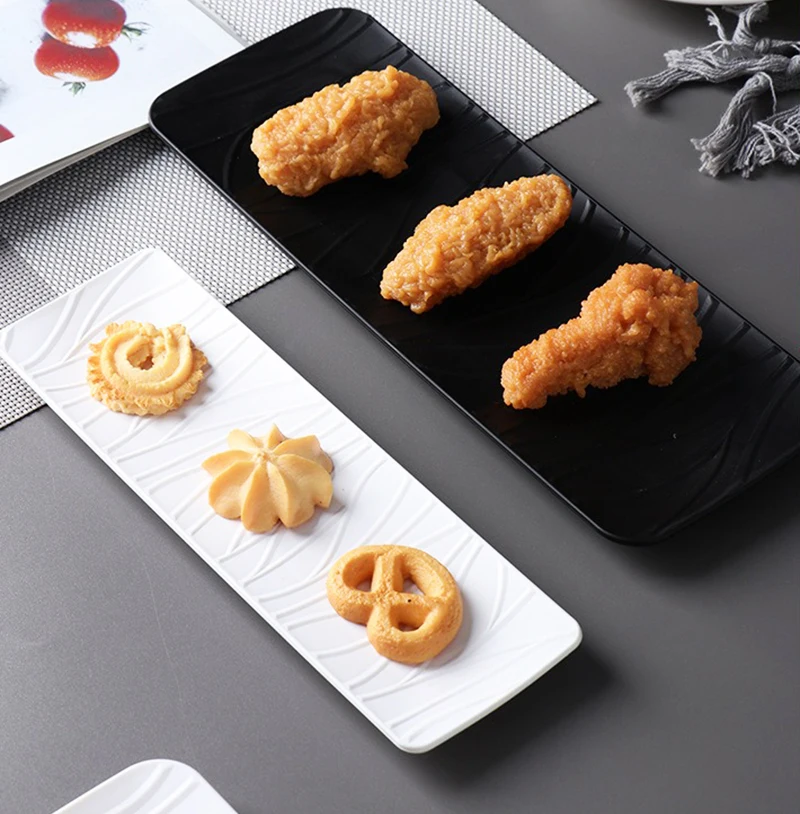 assiette à sushi de style japonais, facile à nettoyer, design élégant, vaisselle tendance durable, essentiels de service de sushi uniques et polyvalents assiette à sushi de style japonais, facile à nettoyer, design élégant, vaisselle tendance durable, essentiels de service de sushi uniques et polyvalents