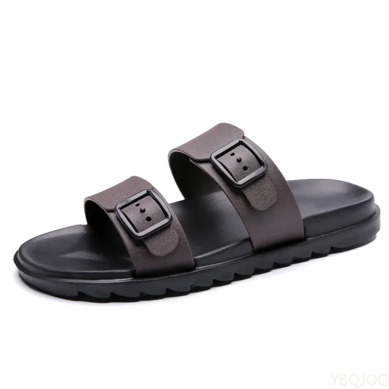 sandales d'été pour hommes, chaussures d'extérieur décontractées, pantoufles d'intérieur noires, tongs, grande taille 46, collection 2022 sandales d'été pour hommes, chaussures d'extérieur décontractées, pantoufles d'intérieur noires, tongs, grande taille 46, collection 2022