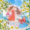 yoofun autocollant papillon fille pour animaux de compagnie, matériel kawaii rick, décor créatif, bricolage journal collage staacquersing attro, 6 pièces/lot