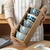 Ensemble de vaisselle japonaise, bol à soupe créatif en céramique, bol à riz, bol à fruits, bol ménager, vaisselle de cuisine Ensemble de vaisselle japonaise, bol à soupe créatif en céramique, bol à riz, bol à fruits, bol ménager, vaisselle de cuisine