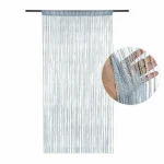 Rideau perlé pour porte et fenêtre, 100x200cm, chaîne, été, mouche, insecte, écran, pompon, panneau, décoration d&rsquo;intérieur
