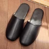 pantoufles d'niken cuir group pour couple, antidérapantes, confortables, maison, style japonais, en peau de mouton, toutes saisons, pour homme et femme