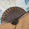ventilateur pliable dragon rétro pour hommes et femmes, style national, hanfu, portable, durable, motif double face, ventilateur injgrill, 8 po