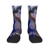 aitanas cuarto azul album chaussettes mode bas hiver anti dérapant femmes hommes chaussettes respirant graphique course chaussettes de sport