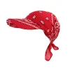 femmes foulard visière chapeau avec bandeau imprimé large bord chapeau de soleil été plage chapeaux de soleil protection uv femme casquette de baseball
