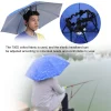 parapluie de pluie portable, protection uv, chapeau pliable, voyage en plein air, pêche, pare soleil, casquette de camping étanche, couvre chef