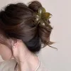 fleurs vintage, pince à queue de cheval haute, épingle à cheveux arrière de la tête premium, tempérament, ornement de cheveux à pince requin