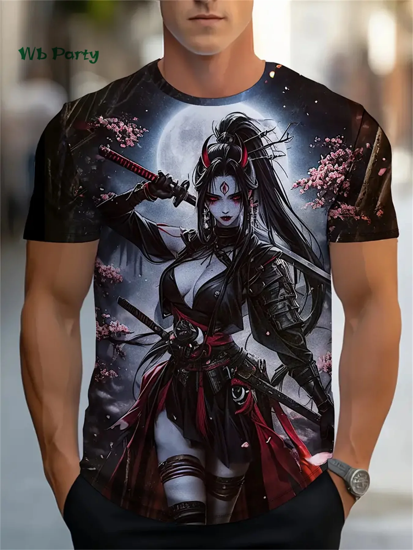 sakura samouraï motif hommes t shirt japonais anime à manches courtes t shirt harajuku hauts été hommes surdimensionné vêtements de sport sakura samouraï motif hommes t shirt japonais anime à manches courtes t shirt harajuku hauts été hommes surdimensionné vêtements de sport