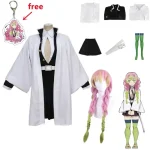 Adulte enfants démon Slayer Kimetsu No Yaiba Anime Kimono Kanroji Mitsuri Cosplay Costume Kisatsutai Sexy femmes Halloween vêtements