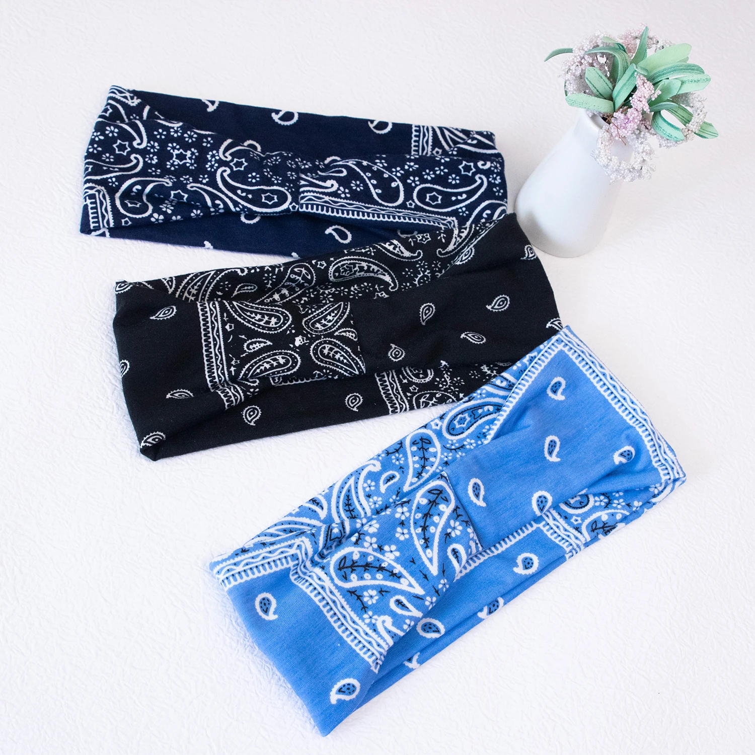 boho bandeaux paisley bandes de cheveux noué turban bandeau extensible torsion bandeau rayure tissu bandeaux pour femmes et filles boho bandeaux paisley bandes de cheveux noué turban bandeau extensible torsion bandeau rayure tissu bandeaux pour femmes et filles
