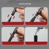 kit 4 pièces stylo de calligraphie doux main lettrage fineliner pinceau stylo encre noire