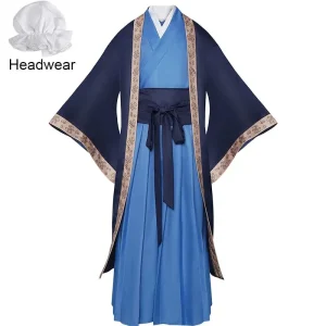 Jinshi Cosplay Costume Anime boutaire Diarie hommes kimono Robe Costume avec couvre-chef Kusuriya pas Hitorigoto tenues pour Comic Con Jinshi Cosplay Costume Anime boutaire Diarie hommes kimono Robe Costume avec couvre-chef Kusuriya pas Hitorigoto tenues pour Comic Con