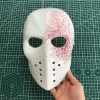 masque de tête de mort en plastique Épais pour cosplay, déguisement d'horreur, de tueur de démons sanglants, accessoires de ixd'halloween et de carnaval