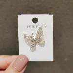 Broches papillon en métal anti-absorbe ouissement pour femmes, épinglette, épingles à vêtements partenaires, pull, manteau, accessoires vestisens Broches papillon en métal anti-absorbe ouissement pour femmes, épinglette, épingles à vêtements partenaires, pull, manteau, accessoires vestisens