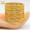 bracelets couleur or dubaï pour femmes, plaqué or, indien, africain, dur, breloque de mariage, bijoux à main arabes éthiopiens de luxe