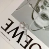 goth or argent couleur lettre c earcuff gland chaîne oreille manchette faux piercing faux boucles d'oreilles pour femmes mode coréenne clips bijoux