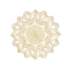 décoration marocaine d'art mural en métal pour améliorer votre salon avec un design indien et mandala, pièce d'accent de maison élégante