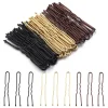 Épingles à cheveux et clips en forme de u pour couvre chef, 50mm, 50 pièces, accessoires pour femmes et filles, décoration de tête de mariage pour mariée