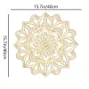 décoration marocaine d'art mural en métal pour améliorer votre salon avec un design indien et mandala, pièce d'accent de maison élégante