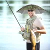 chapeau de parapluie de pluie pliable, pare soleil de pêche en plein air, imperméable, casquette de soleil de camping et de pêche, vêtements de sauna, chapeau de tête portable