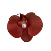 Pince à cheveux en tissu fleur orchidée papillon Style coréen orchidée fleur épingle à cheveux bord de mer vacances chapeaux perle fille pince à cheveux femmes Pince à cheveux en tissu fleur orchidée papillon Style coréen orchidée fleur épingle à cheveux bord de mer vacances chapeaux perle fille pince à cheveux femmes