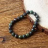 bracelets élastiques en pierre de sang de dragon naturel pour femmes et hommes, breloque en perles de jaspe de dinosaure, bijoux de guérison, yoga, méditation, cadeau