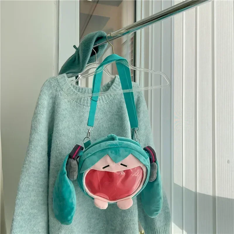2025 hatsune miku sac à bandoulière nouveau sac à dos mignon anime fille en peluche dessin animé kawaii sac à dos étudiant sac paquet enfants cadeaux jouets 2025 hatsune miku sac à bandoulière nouveau sac à dos mignon anime fille en peluche dessin animé kawaii sac à dos étudiant sac paquet enfants cadeaux jouets