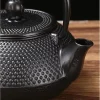 théière en fer faite à la main, bouilloire à thé de style japonais moulé antique pour l'eau bouillante, ensemble d'accessoires, poêle à charbon de bois, service de thé de cuisine