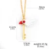 anime carte captor sakura porte clés kinomoto sakura étoile baguette pendentif porte clés pour femmes hommes enfants bijoux accessoires