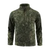 veste polaire de camouflage d'extérieur, cardigan polaire double face, veste tactique, combinaison d'alpinisme chaude