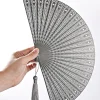 Ventilateur de Gufeng chinois en acier inoxydable, évidé, portable, auto-défense, Kung Fu, ventilateur pliant en fer, chapelle Tai, métal, nouveau