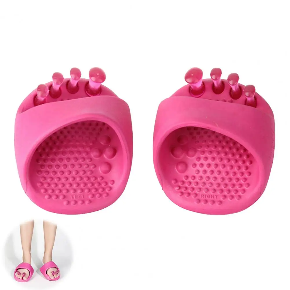 pantoufles amincissantes pour hommes et femmes, séparateur d'orteils superposés, pantoufles d'été en eva souple, pantoufles de massage d'intérieur pour la maison, demi pantoufles pantoufles amincissantes pour hommes et femmes, séparateur d'orteils superposés, pantoufles d'été en eva souple, pantoufles de massage d'intérieur pour la maison, demi pantoufles
