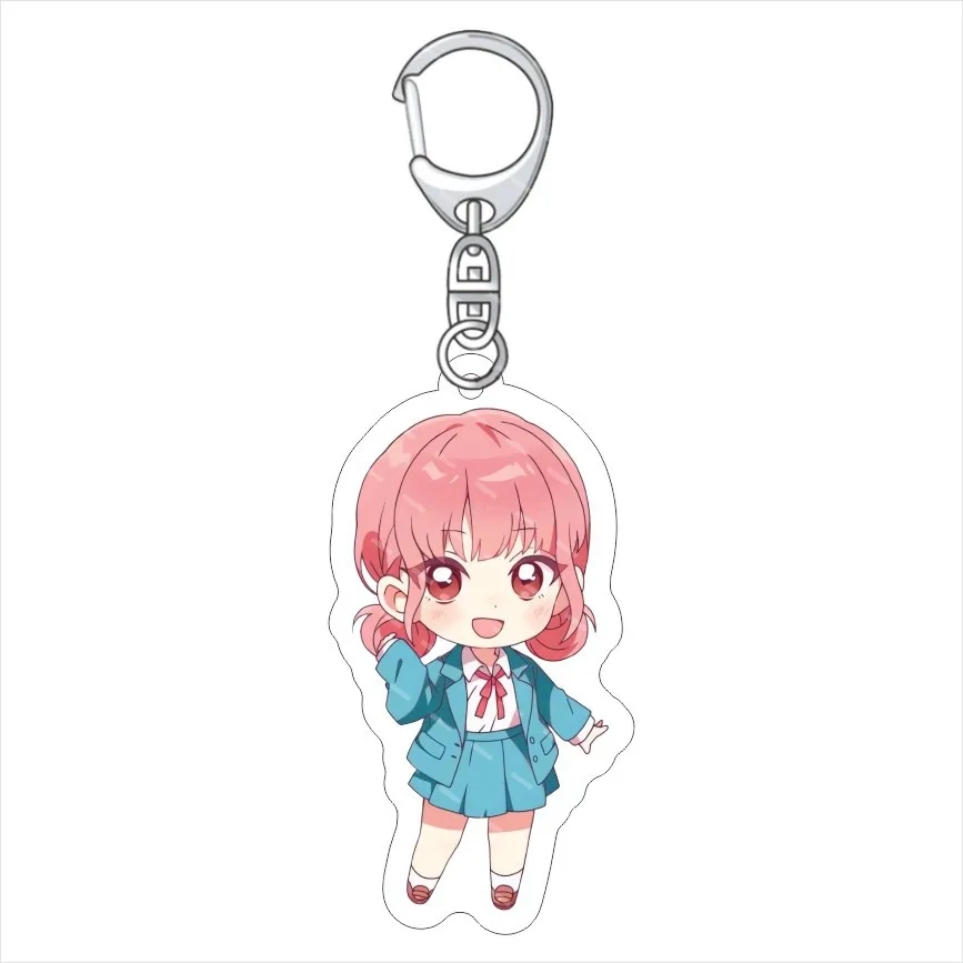 porte clés en acrylique, boîte bleue, figurine taiki inomata chinatsu kano hina chono, cosplay, pendentif de sac, accessoires de décoration, cadeau porte clés en acrylique, boîte bleue, figurine taiki inomata chinatsu kano hina chono, cosplay, pendentif de sac, accessoires de décoration, cadeau
