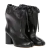 Tabi – bottes à bout fendu pour femme, avec cordon de serrage, talons hauts noués, sabot de mouton, sabot de cochon, à la mode, bout rond, talon épais, été et hiver Tabi – bottes à bout fendu pour femme, avec cordon de serrage, talons hauts noués, sabot de mouton, sabot de cochon, à la mode, bout rond, talon épais, été et hiver