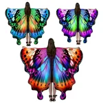 Ailes de papillon pour femmes adultes, Costumes d&rsquo;Halloween, Roman, Dégradé