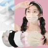 masque facial jetable en forme de papillon, 50 pièces, respirant, 3 couches, couleur morandi, couverture faciale de protection, masque anti poussière en v