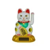 figurine de chats porte bonheur en or classique, bras mobile, richesse chinoise, fortune feng shui, décoration artisanale pour la maison et l'hôtel