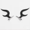 cornes d'alastor anime cosplay dokidoki noir alastor hommes cornes de cosplay