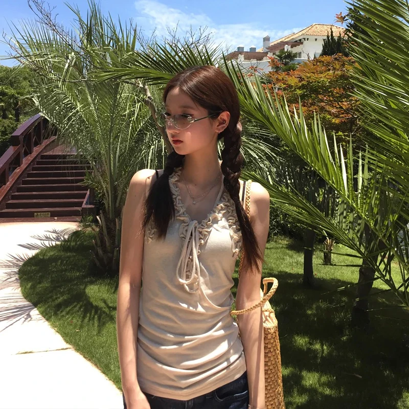 genayooa japonais y2k débardeurs femmes sans manches col en v culture hauts streetwear américain rétro années 90 dos nu camis hauts été genayooa japonais y2k débardeurs femmes sans manches col en v culture hauts streetwear américain rétro années 90 dos nu camis hauts été