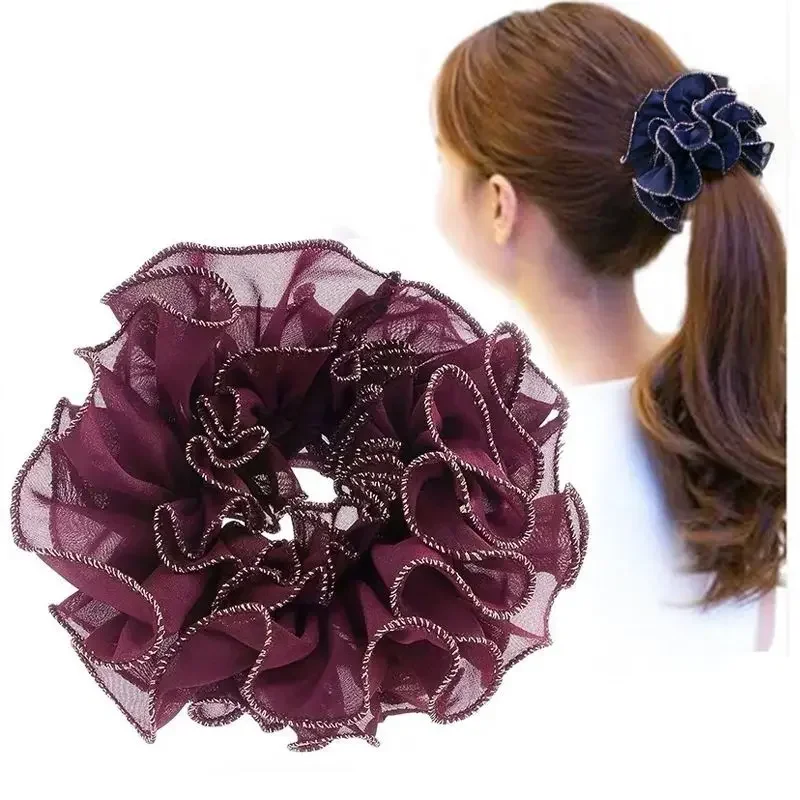 Chouchous de tête de fleur de cheveux, bande de cheveux, papillon coréen Chouchous de tête de fleur de cheveux, bande de cheveux, papillon coréen